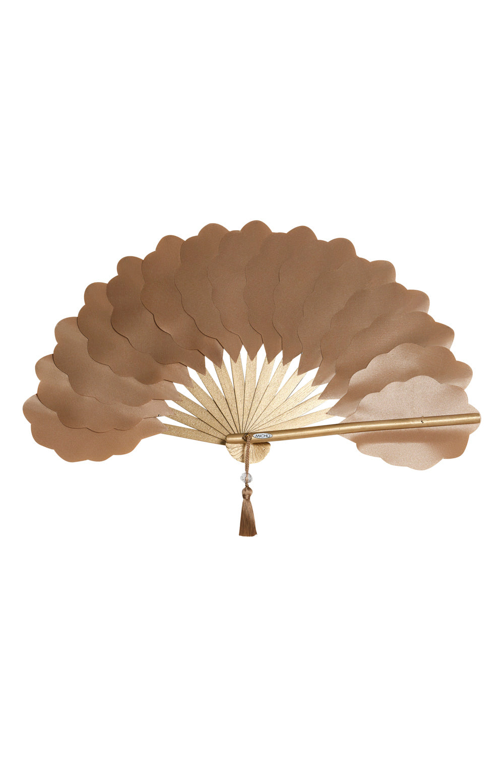 Small Waves Fan – Golden
