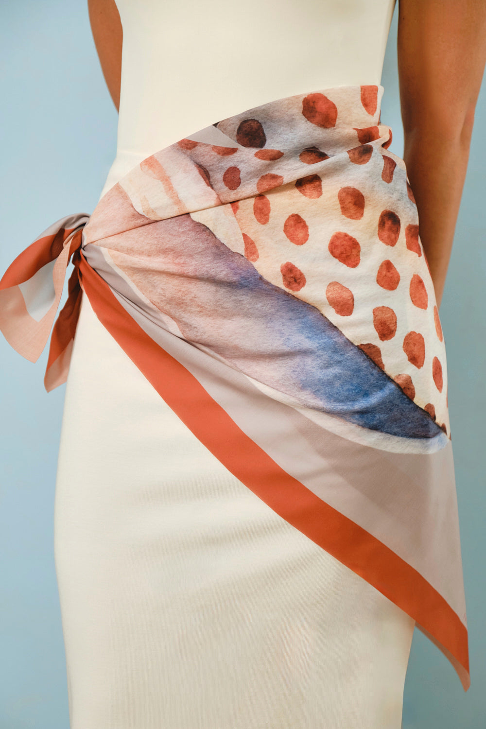 CARACOLÍ SCARF CORAL