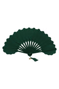 Small Waves Fan | Luxury Edition - Forest Green
